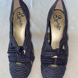 Blue Seychelles Heels